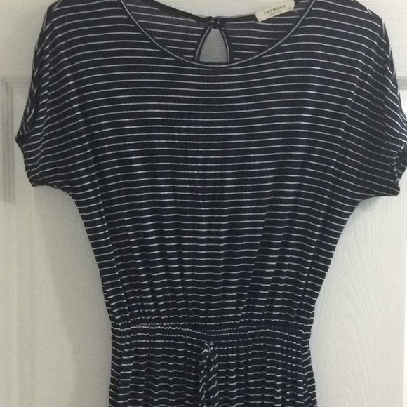 Navy stripe jumpsuit - Picture 4 of 7